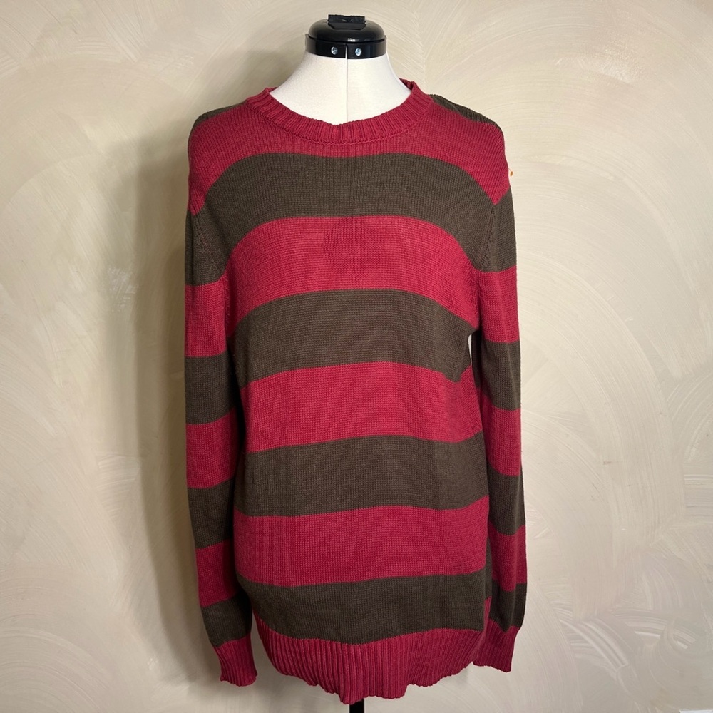 A Nightmare on Elm Street Freddy Kreuger Striped Sweater, Halloween Cosplay|Sz:S